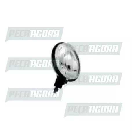 FAROL MILHA LONGO ALCANCE REDONDO VIDRO LISO 140MM ABS (455114)