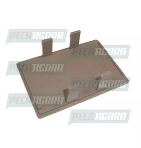 TAMPA PLASTICA DO PAINEL MB BICUDO MARROM S/FURO (6886897139.)