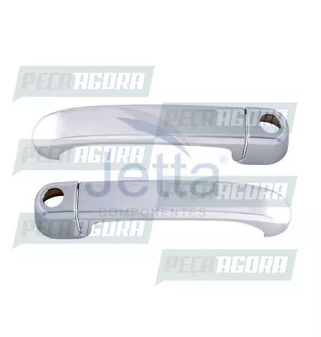 PAR CAPA MACANETA EXTERNA VOLKSWAGEN CONSTELATION CROMADA (JOGO) (450060)