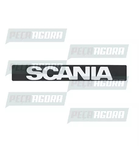 EMBLEMA PLASTICO FRONTAL''PARA SCANIA''112 LINHA T COMPLETO (354265.)