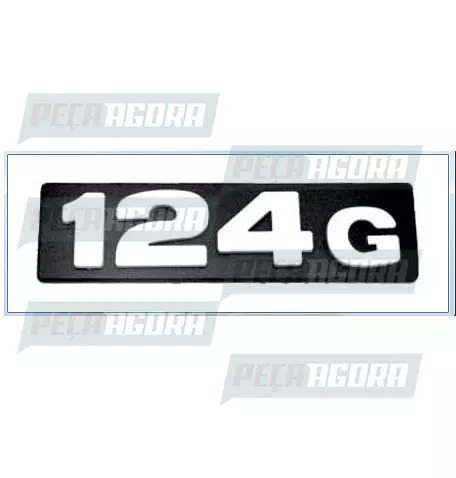 EMBLEMA PLASTICO GRADE ORIGINAL PARA SCANIA 124 ''124G'' (13651051)