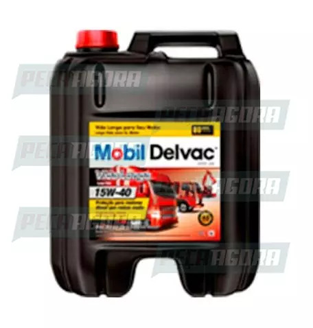 LUBRIFICANTE  MOBIL MOTOR DELVAC VIDA LONGA 15W40 BALDE 20 LITROS (CH4)