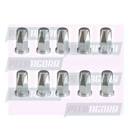 CAPA PORCA RODA UNID.  CROMADA BELGA 18 TRACAO TOP (455584)