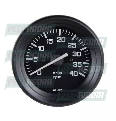 RELOGIO FORD CARGO TACOMETRO 4000 RPM BIVOLT 80 HZ 80MM PT (85HU17360A)