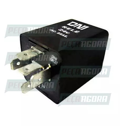 RELE ELETRICO FREIO DO MOTOR 05 TERMINAIS 24V MERCEDES BENZ SEM SUPORTE DNI 0828