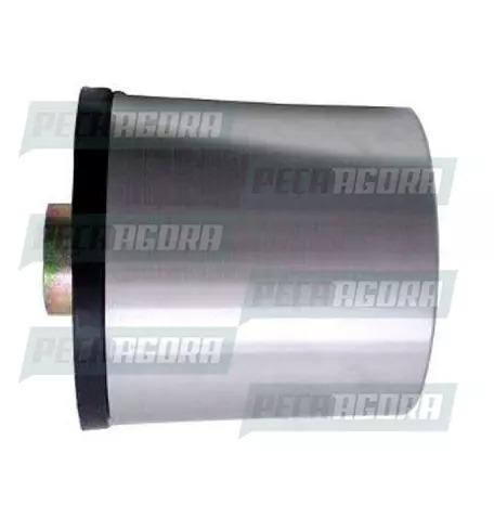 CUBO DO VOLANTE CARBONO/CROMO GM S10 E SILVERADO/OPALA APOS 78 (445114)