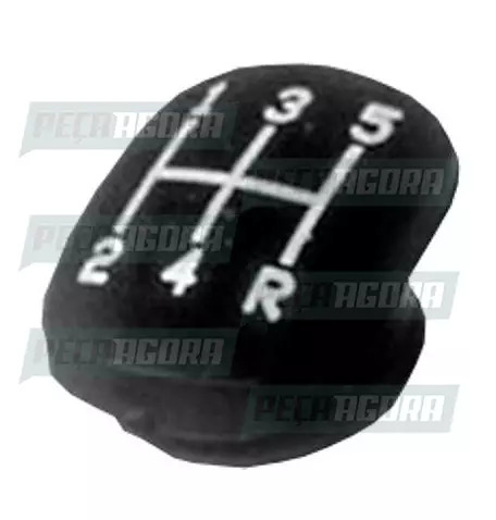 TAMPINHA BOLA CAMBIO PUNHO 05 MARCHAS MERCEDES BENZ/ATEGO/AXOR/ACTROS PRETO (449