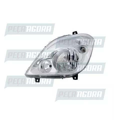 FAROL MERCEDES BENZ SPRINTER SEM NEBLINA DIREITO IMPORTADO (9068200261.)
