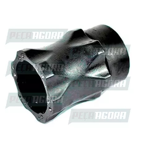 CUBO DO VOLANTE CARBONO/CROMO MERCEDES BENZ 1618 BICUDO HPN (424681)