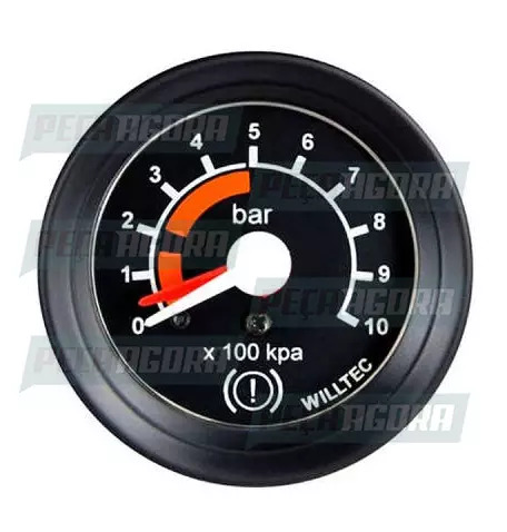 RELOGIO VOLVO TODOS MANOMETRO PRESSAO AR DUPLO MECAN. 0-10 KG/CM2 60MM (1617215/