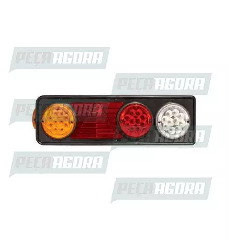 LANTERNA TRASEIRA KIT FACCHINI 30 LED COM TRIANGULO DIREITO  PRADOLUX 2022 (4412