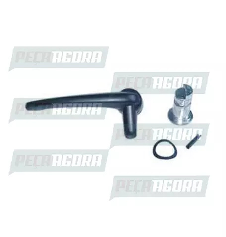 TRINCO QUEBRA-VENTO MERCEDES BENZ 1113 COMP COM  PINO E TRAVA PRETO ESQUERDO - O