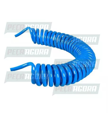 MANGUEIRA AR ESPIRAL 3,50 MT.NYLON PU SEM BICO LIMPEZA CABINE - AZ PREMIUM (4587