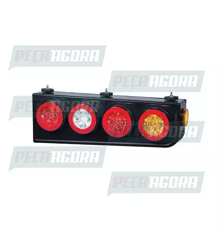 LANTERNA TRASEIRA CARRETA LEDS UNIVERSAL 24V HALO LIGHT DIREITO (453117)