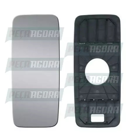 VIDRO ESPELHO MB AXOR/ATEGO 2012 COM DESEMBACADOR COM BASE PRINCIPAL (449836)