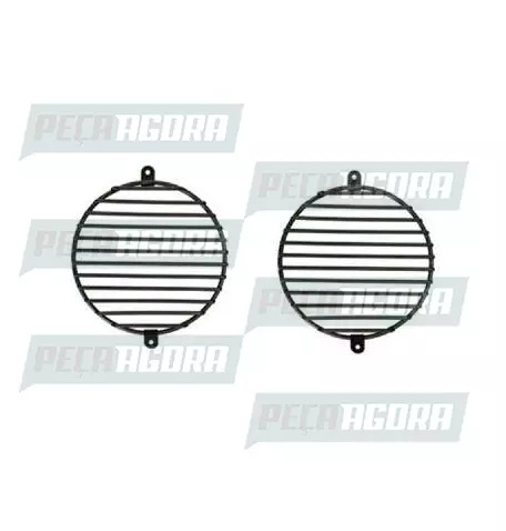 PAR GRADE PROTET.FAROL PRETO FORD CARGO 1622/1722/4030/4031 2001/2011 160MM (452