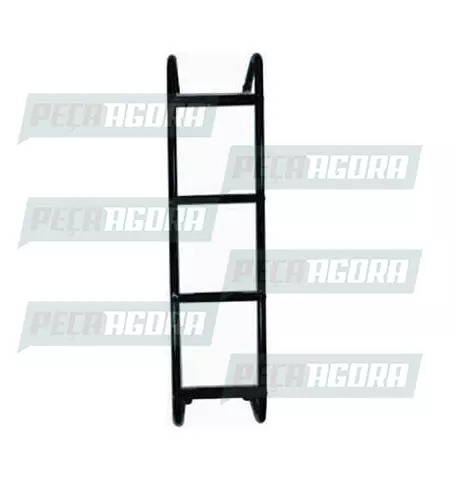 ESCADA TRASEIRA PRETA MERCEDES BENZ 1933 AXOR CABINE BAIXA SEMI LEITO NICOLINI (