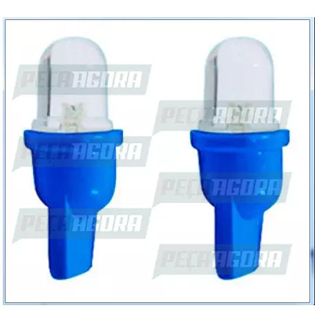 PAR LAMPADA IMPORTADA LED ESMAGADA BIVOLT 01 LED AZUL (PAR) (426596)