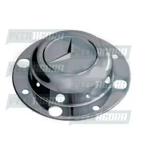 SOBRE TAMPA DO CUBO MERCEDES BENZ CROMADA (444697)