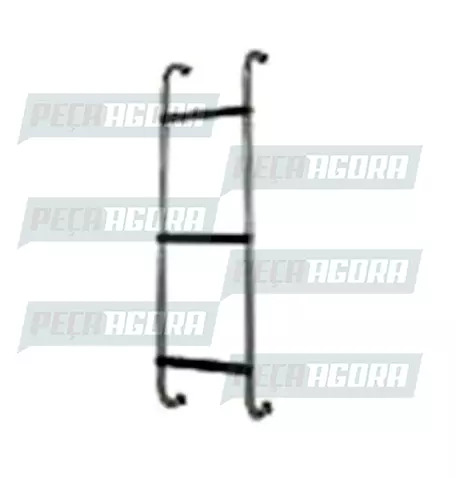 ESCADA TRASEIRA PRETA VOLKSWAGEN TITAN/MERCEDES BENZ MODERNO/ANTIGO/ PARA SCANIA