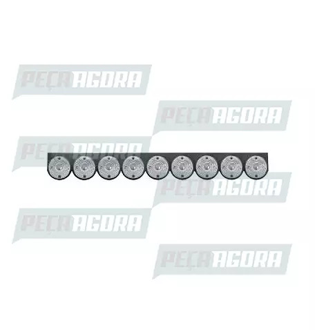 LANTERNA TRASEIRA 09 LENTES COM SUPORTE - CR PL0130 (459028)