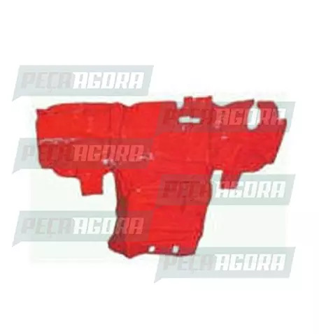 TAPETE VINIL MERCEDES-BENZ 2430 ATEGO CABINE LEITO AUTOMATICO VERMELHO (441998)