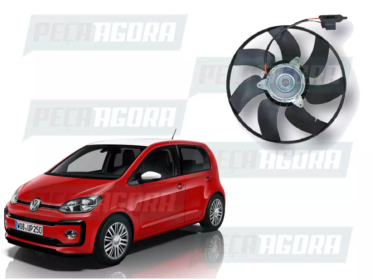 ELETROVENTILADOR RADIADOR VW UP 2014 A 2016 SEM AR CONDICIONADO (1S0959455A)