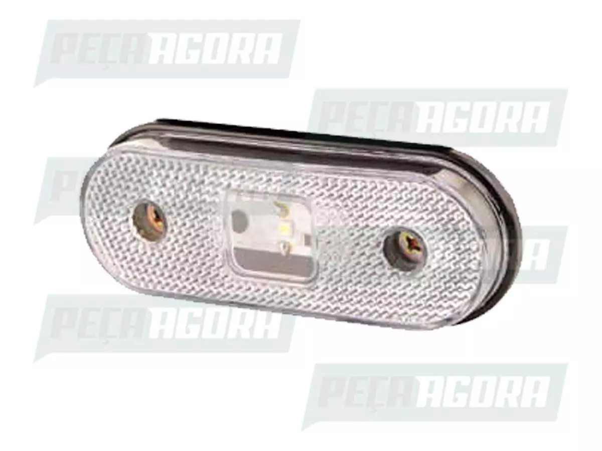 LANTERNA LATERAL OVAL CRISTAL LED SEM SUPORTE BIVOLT (444010)