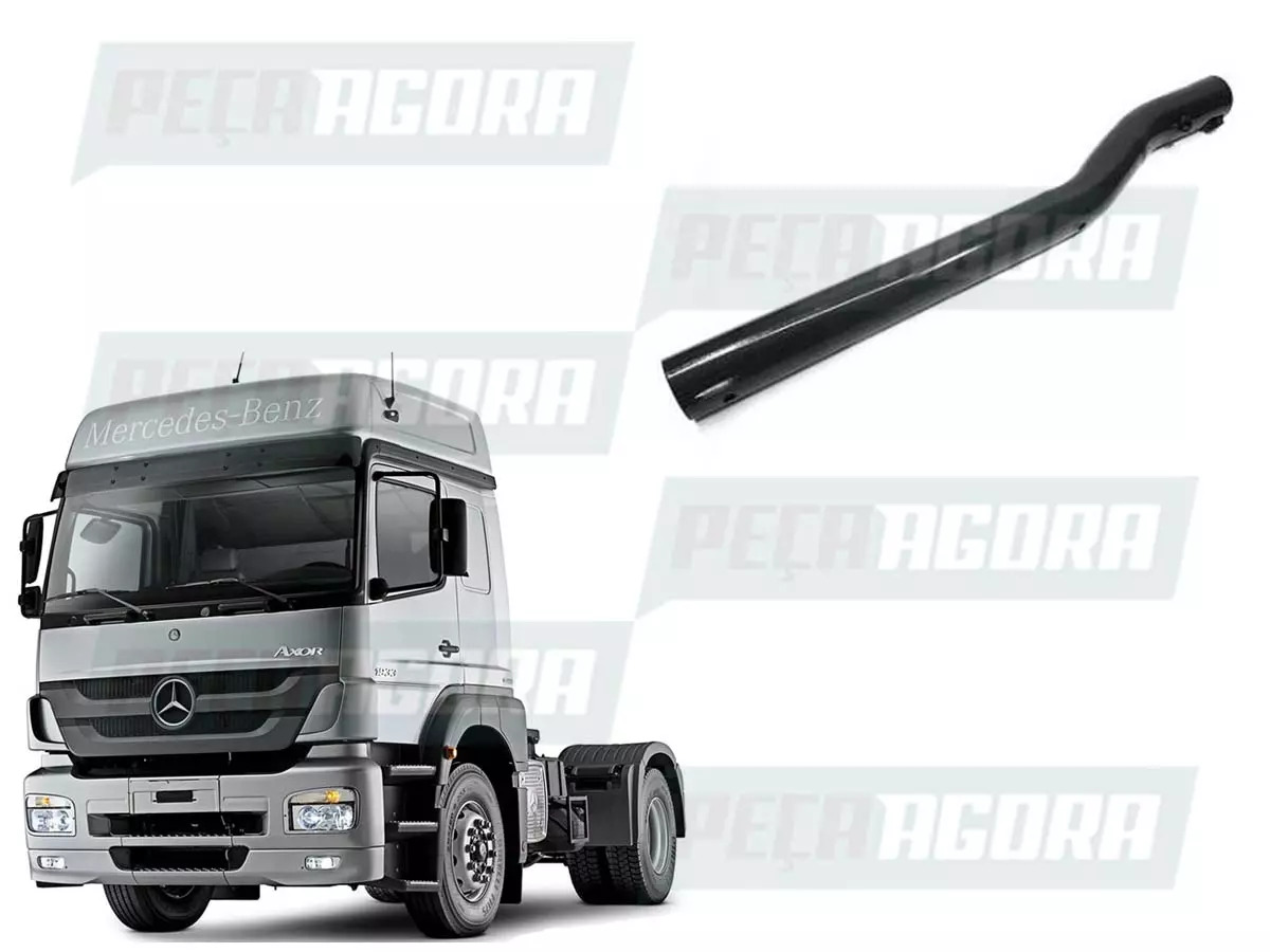 TUBO FIXACAO PARALAMAS TRASEIRO LE ESQUERDO MERCEDES MB AXOR (9585220648)