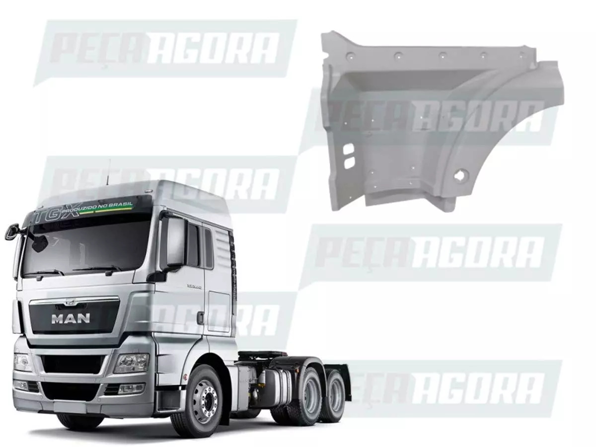 PARALAMA ESTRIBO MAN TGX LADO ESQUERDO LE (2V5854749A)