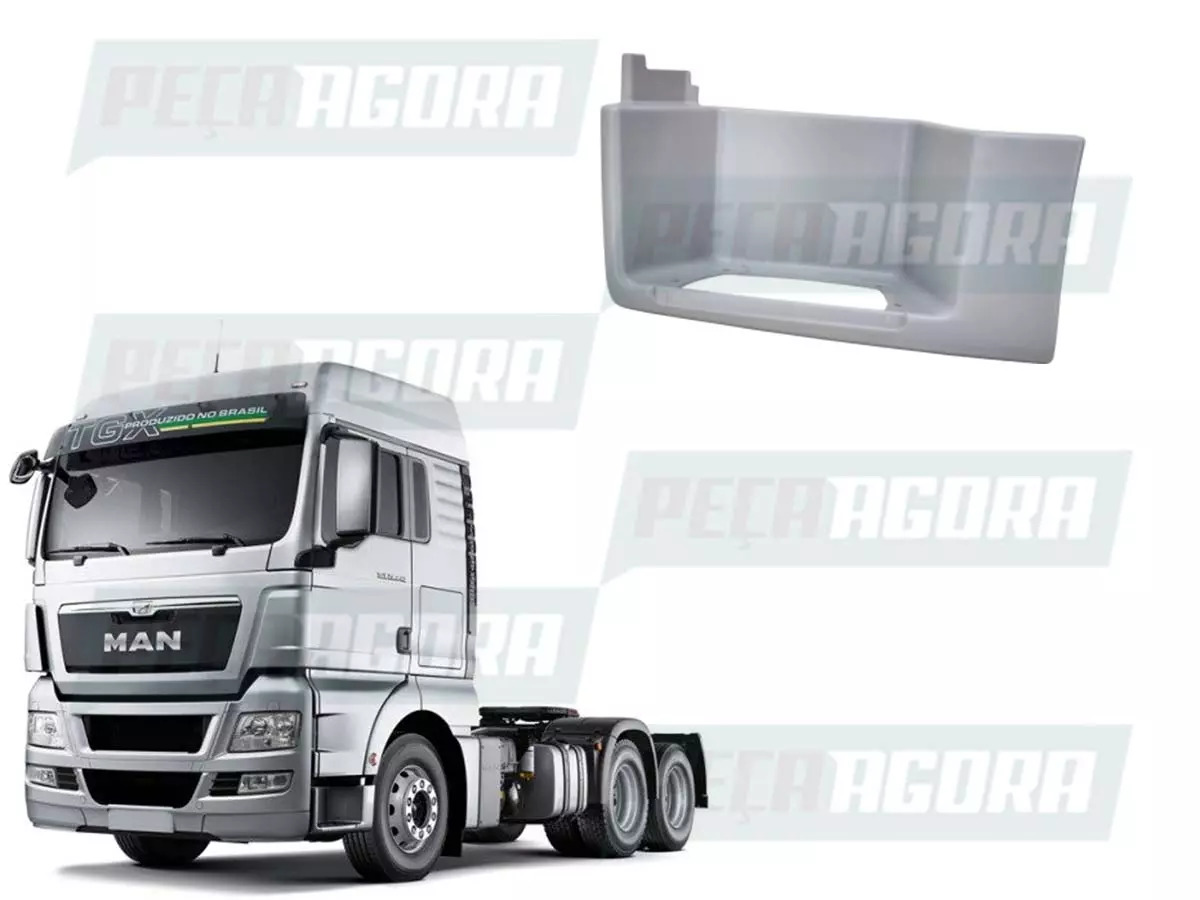 CAIXA ESTRIBO MAN TGX ESQUERDO FIBRA INJETADA (2V5802645)