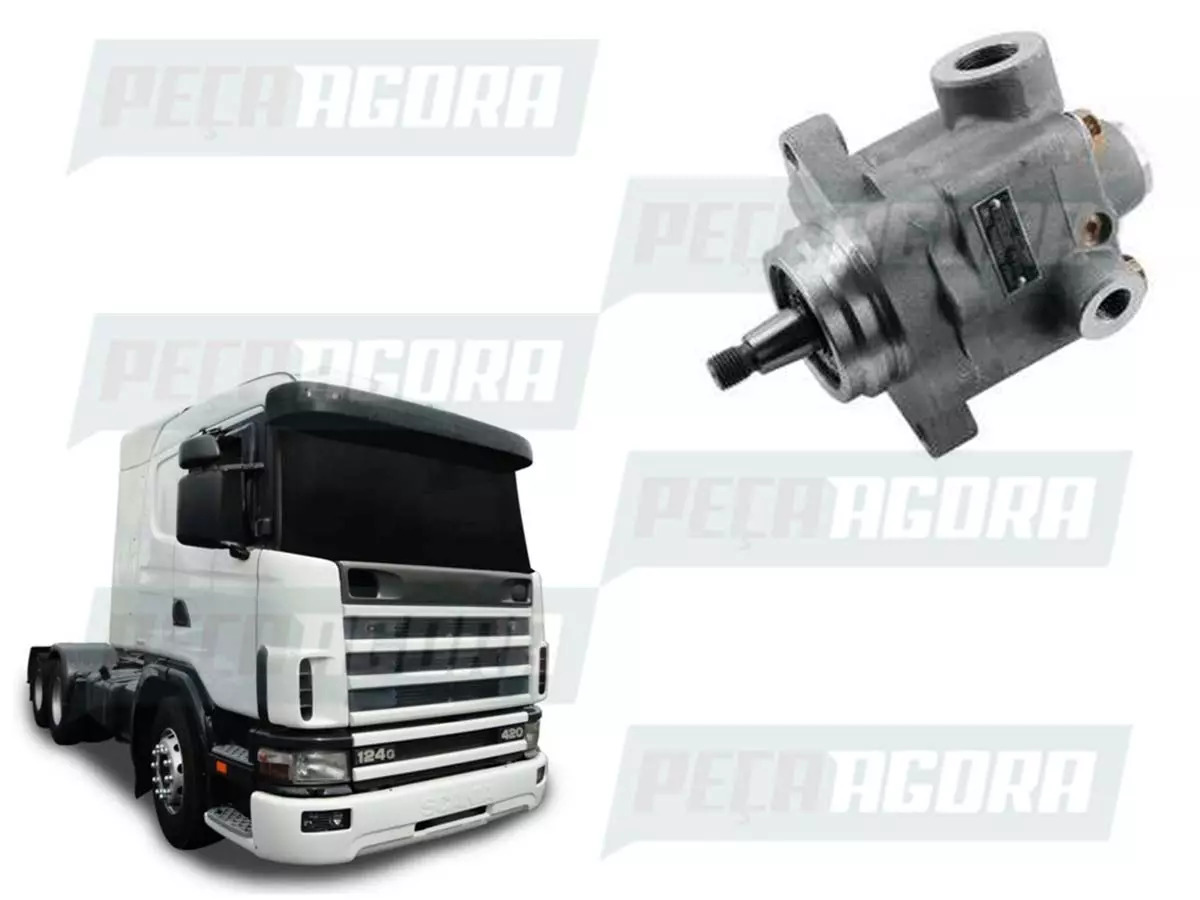 BOMBA DIRECAO HIDRAULICA PARA SCANIA 124 114 164 94 K114 K124 K94 (1449167)
