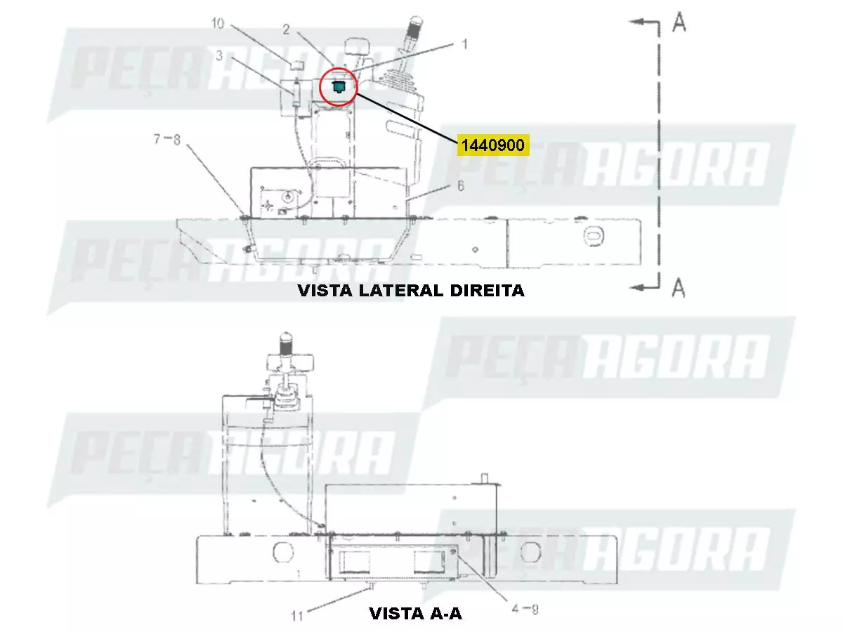 INTERRUPTOR CATERPILLAR CP433E CP533E CP573E CP663E CS423E CS433E CS531D CS533D 