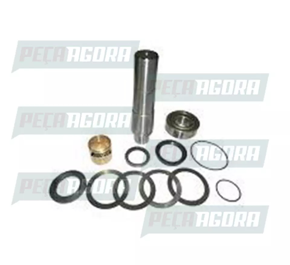 EMBUCHAMENTO MONTADO ROLAMENTO CROMO POR LADO PARA SCANIA SERIE 4 BUCHA DE BRONZ