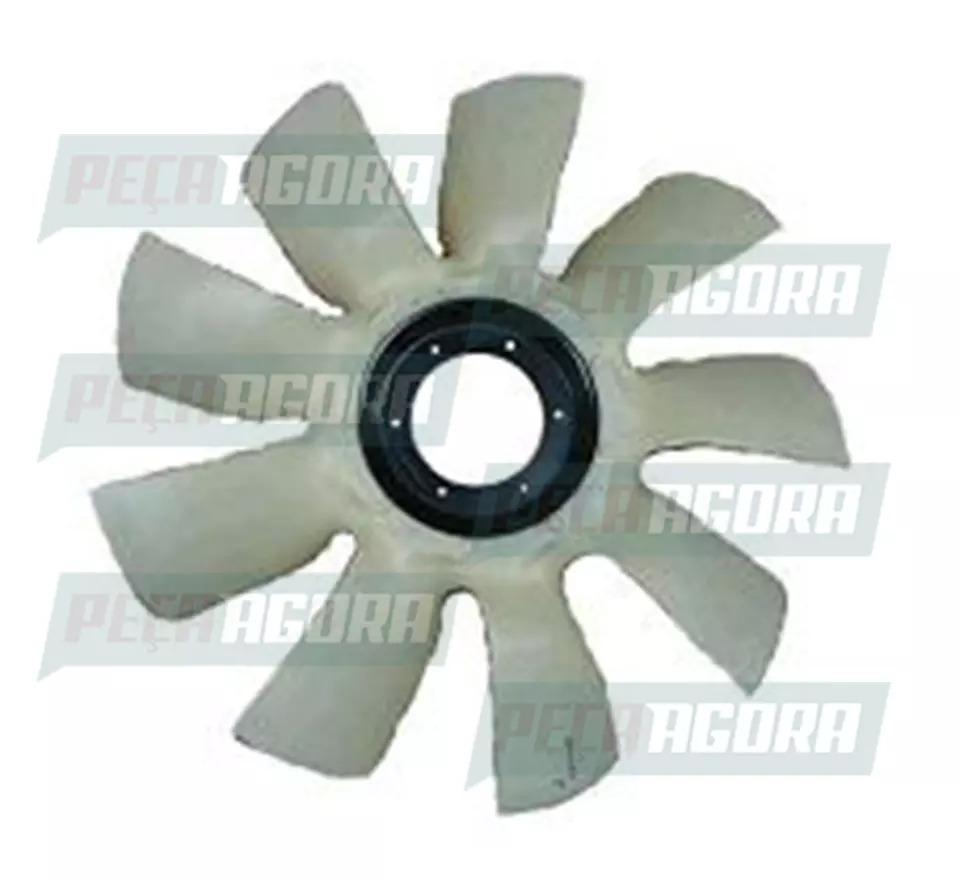 HELICE RADIADOR 9 PAS 6 FUROS FORD CARGO 5031 2631 2831 4331 ANO 2005 EM DIANTE 