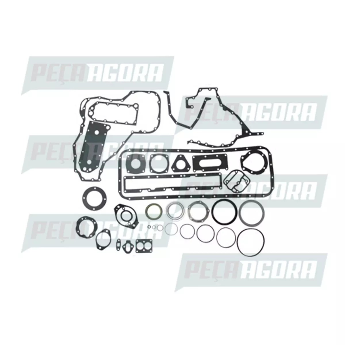 JOGO JUNTAS INFERIOR CUMMINS ISL 8.9L VW 31330 19330 25330 FORD CARGO 1933 3133 