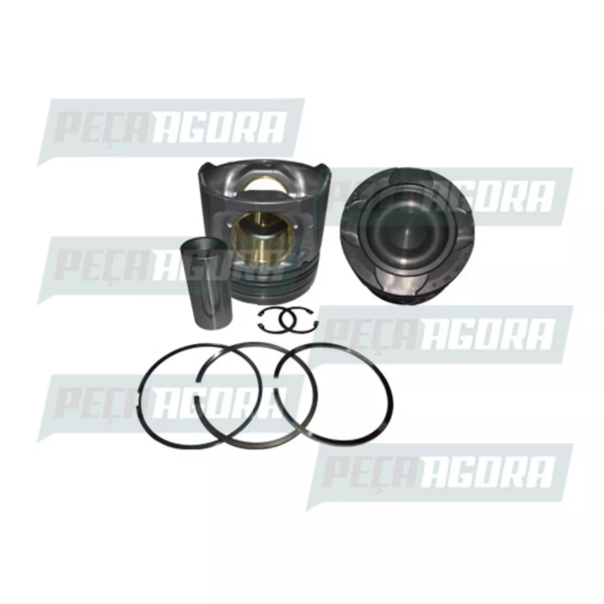 KIT PISTAO ANEIS PINO E TRAVA MOTOR MAN D08 VW 13190 15190 17190 17230 (07W10706