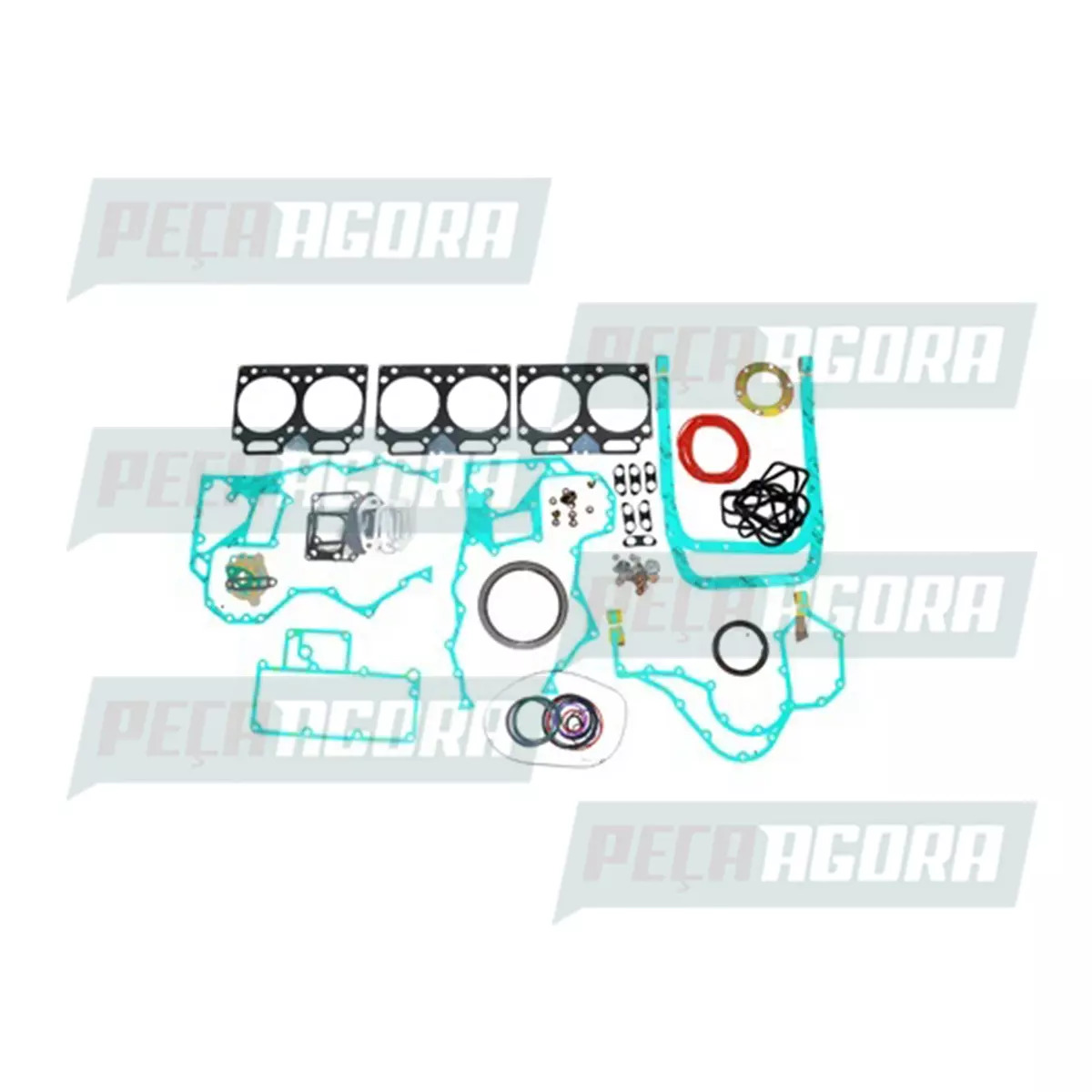 JOGO JUNTA COMPLETO MWM X12 6CIL VW 26260 31260 AGRALE VOLVO C/ RETENTOR (2W0198