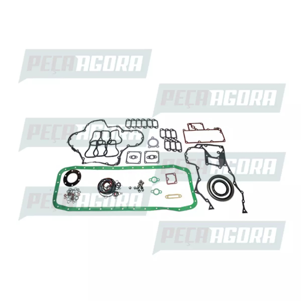 JOGO JUNTA INFERIOR MWM X12 6CIL VW 17210 23260 26260 31260 17230 17260 (2W01980