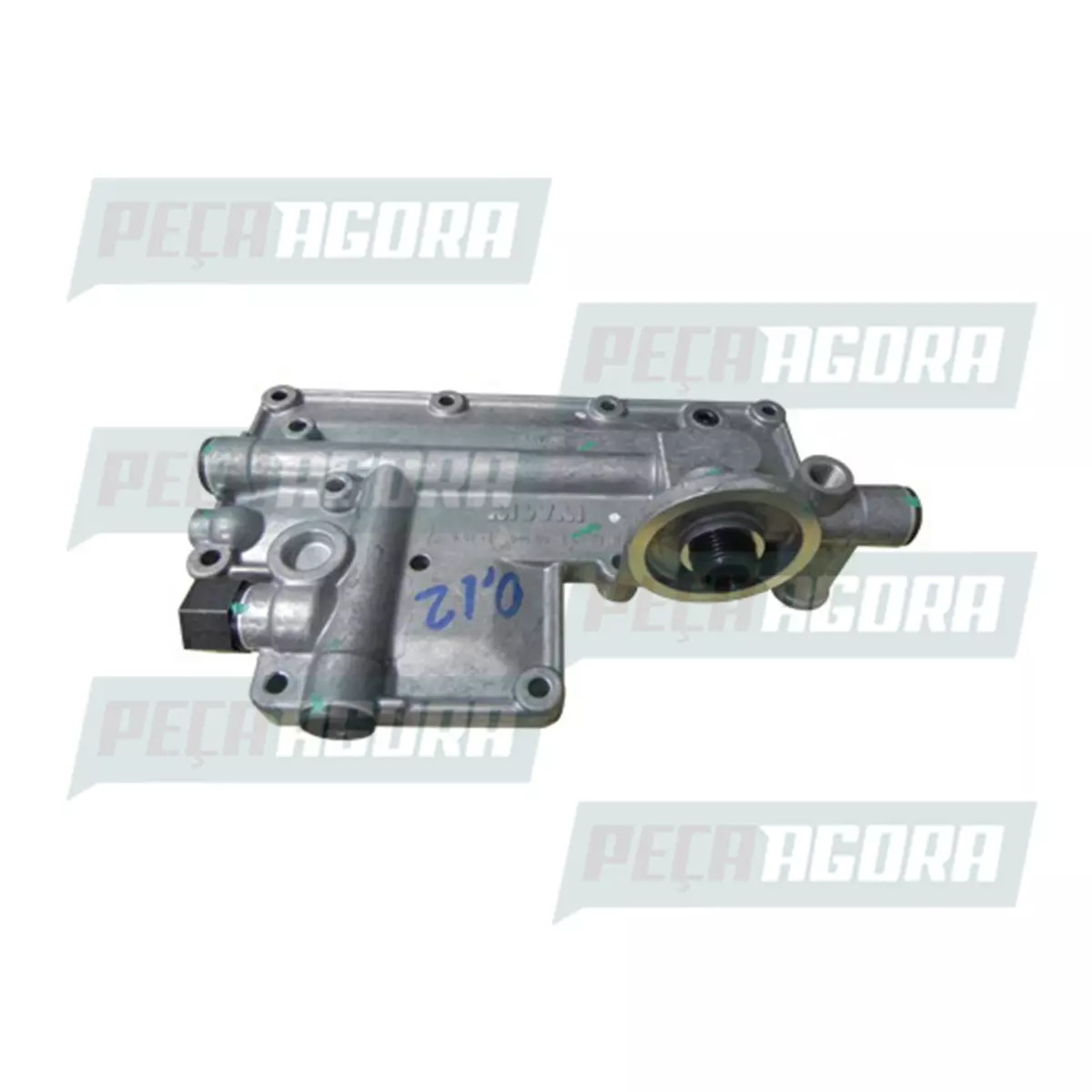SUPORTE FILTRO LUBRIFICANTE MWM X10 VW 13170 15170 8150 9150 PARA IVECO TECTOR E