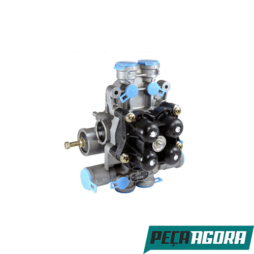 VALVULA PROTECAO 4 CIRCUITOS 6 VIAS TIPO KNORR MB ATEGO AXOR 2012... ONIBUS OF14