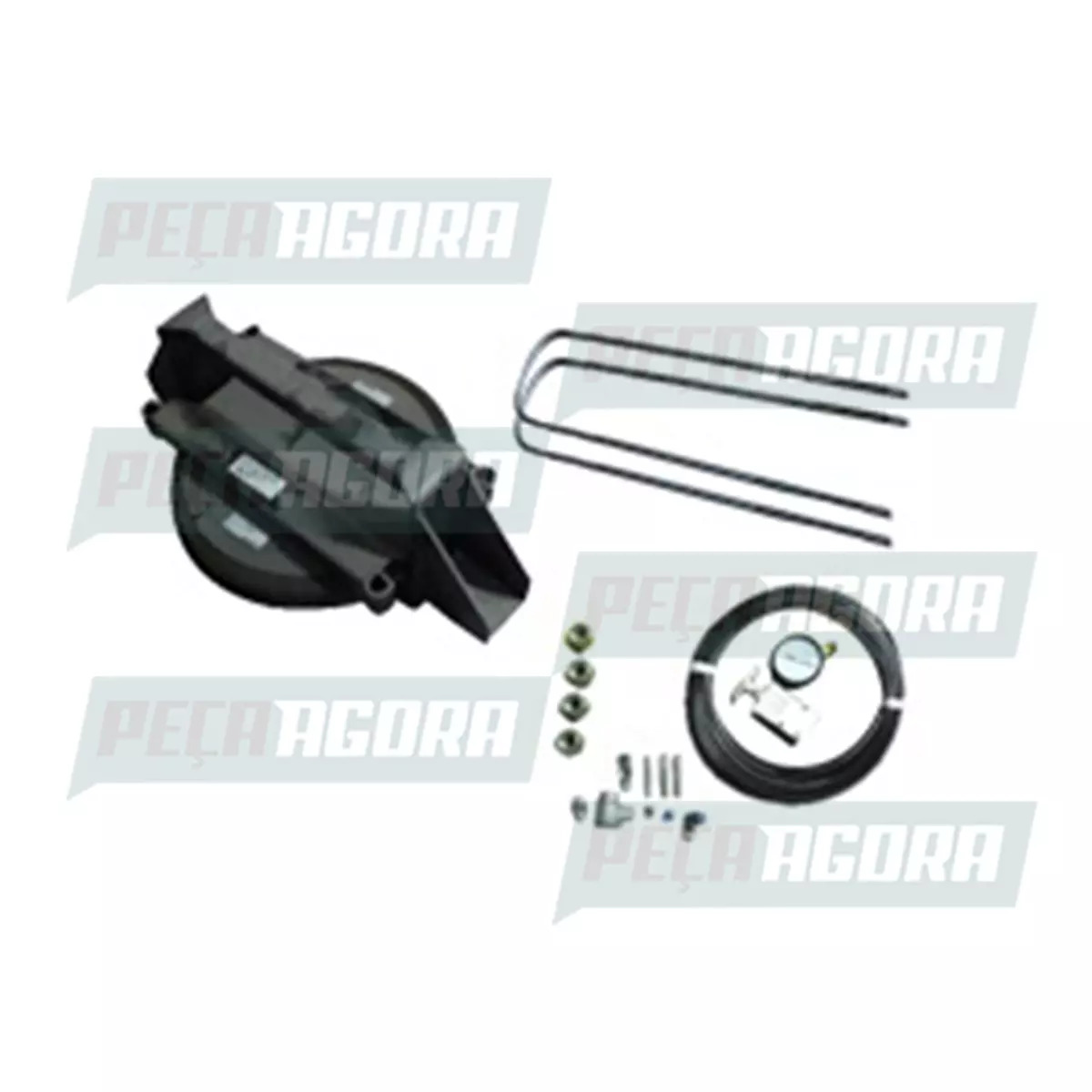 SUSPENSOR PNEUMATICO REBAIXADO C/ COLUNAS 840MM X 566MM (OL140321)