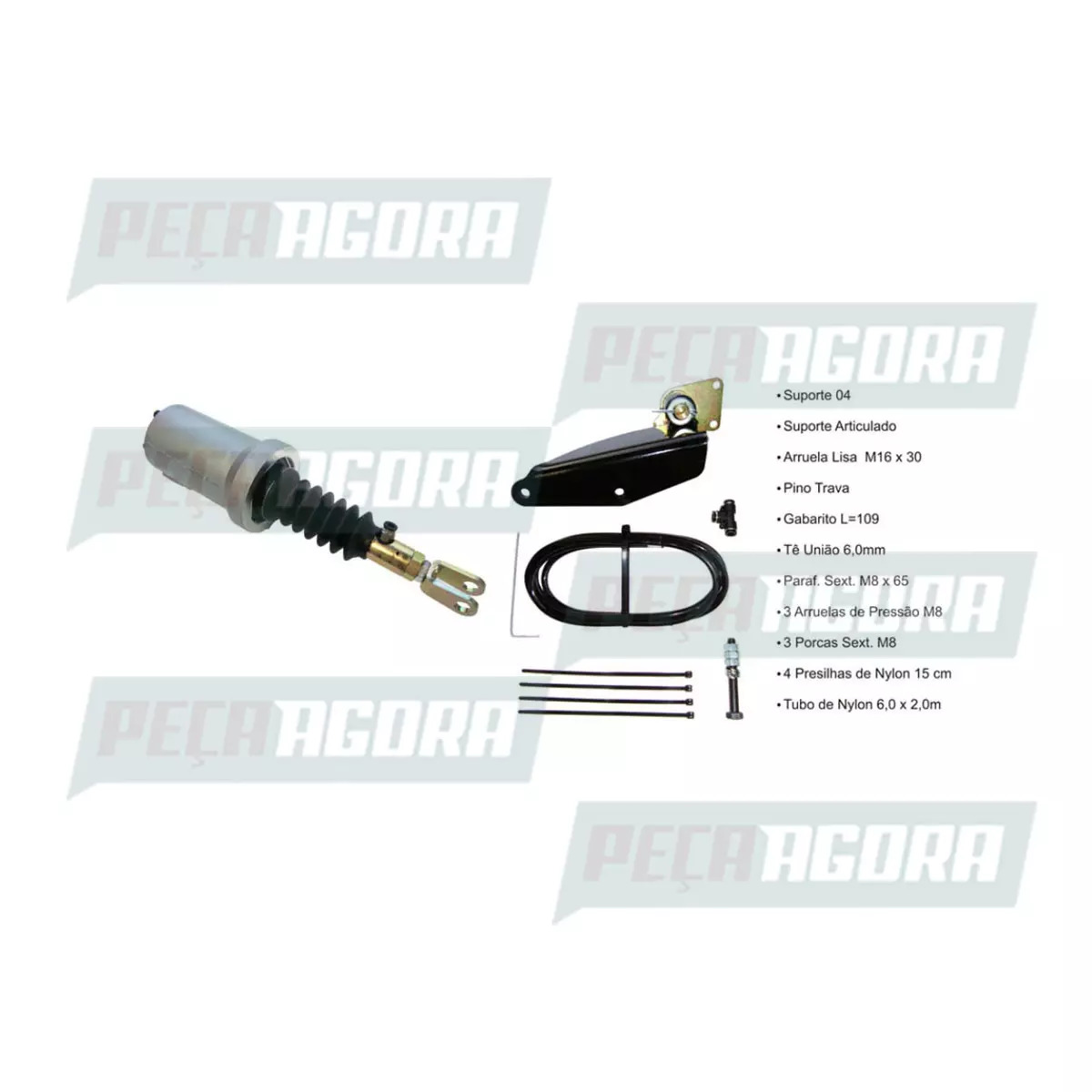 KIT SERVO EMBREAGEM FORD FS4205 5205 210CV ACIMA DE 350MM (1306-06F)