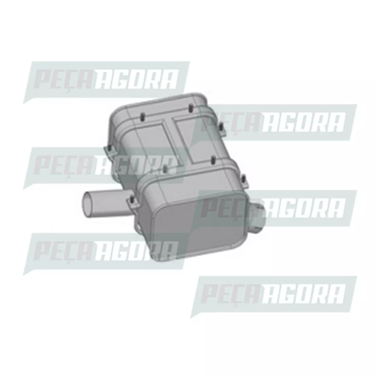 SILENCIOSO SISTEMA ORIGINAL MB O500 OH1215 OH1418 OH1518 OH1519 OH1521 OH1526 (3