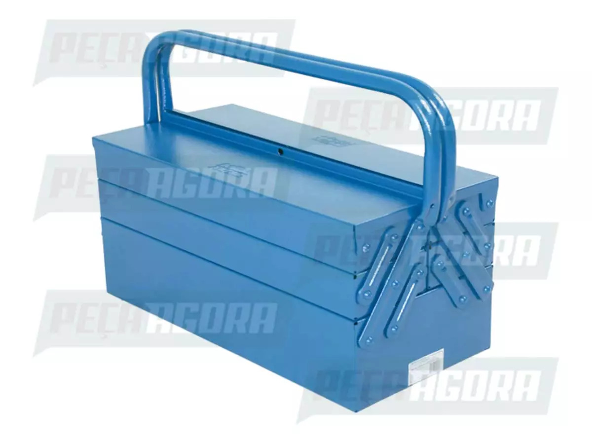 CAIXA FERRAMENTAS METALICA SANFONADA 40CM 5 GAVETAS (FRCR06)