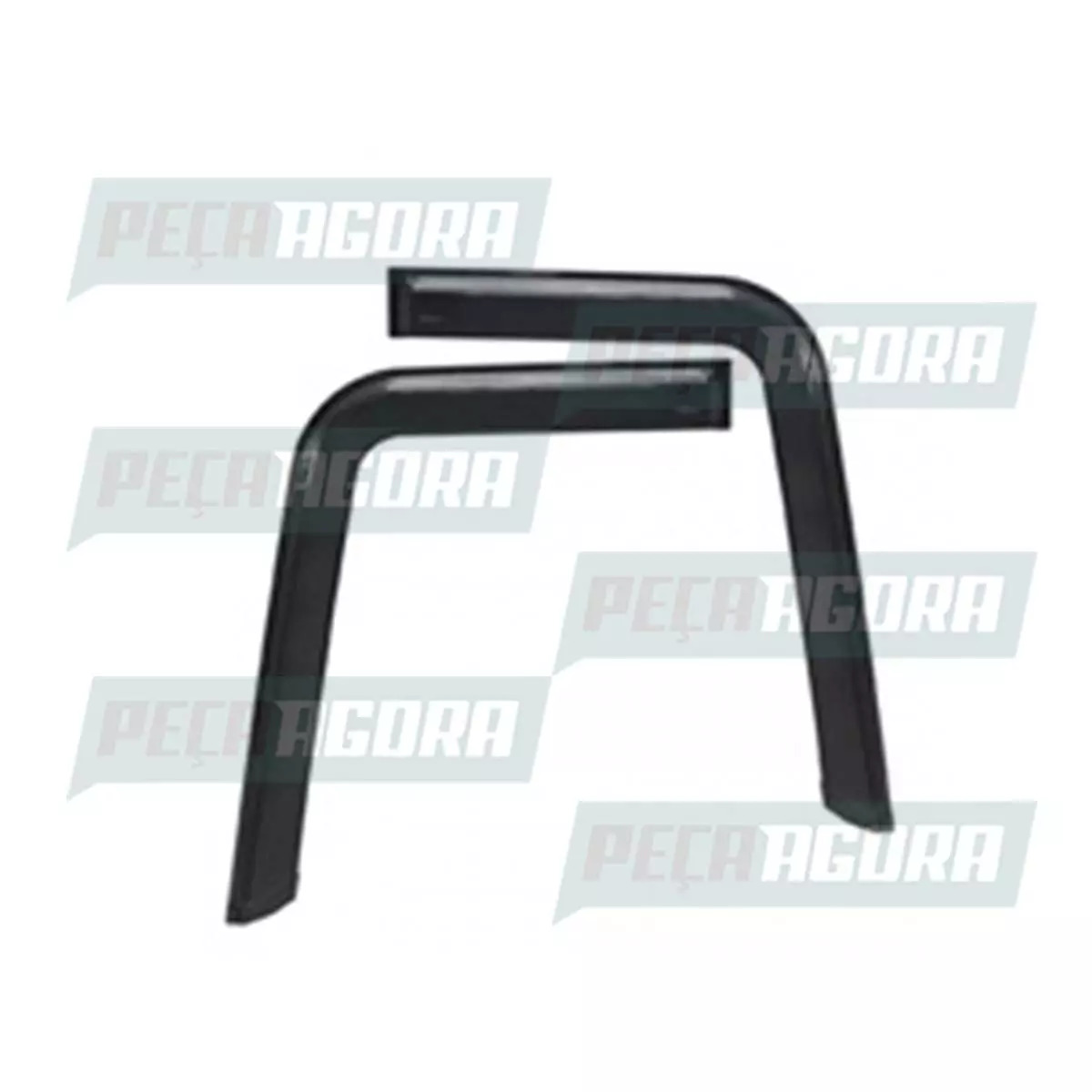 CALHA CHUVA ( JG )CURVA FUME ACRILICA PARA IVECO STRALIS TODOS   (ACI006)