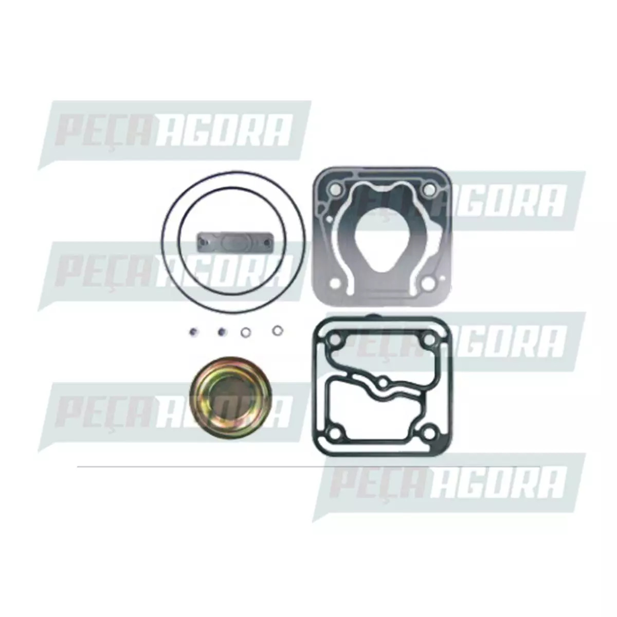 REPARO COMPLETO DO COMPRESSOR DE AR  01 CILINDRO WABCO MBB 1728S/2423B/2428/ ATE