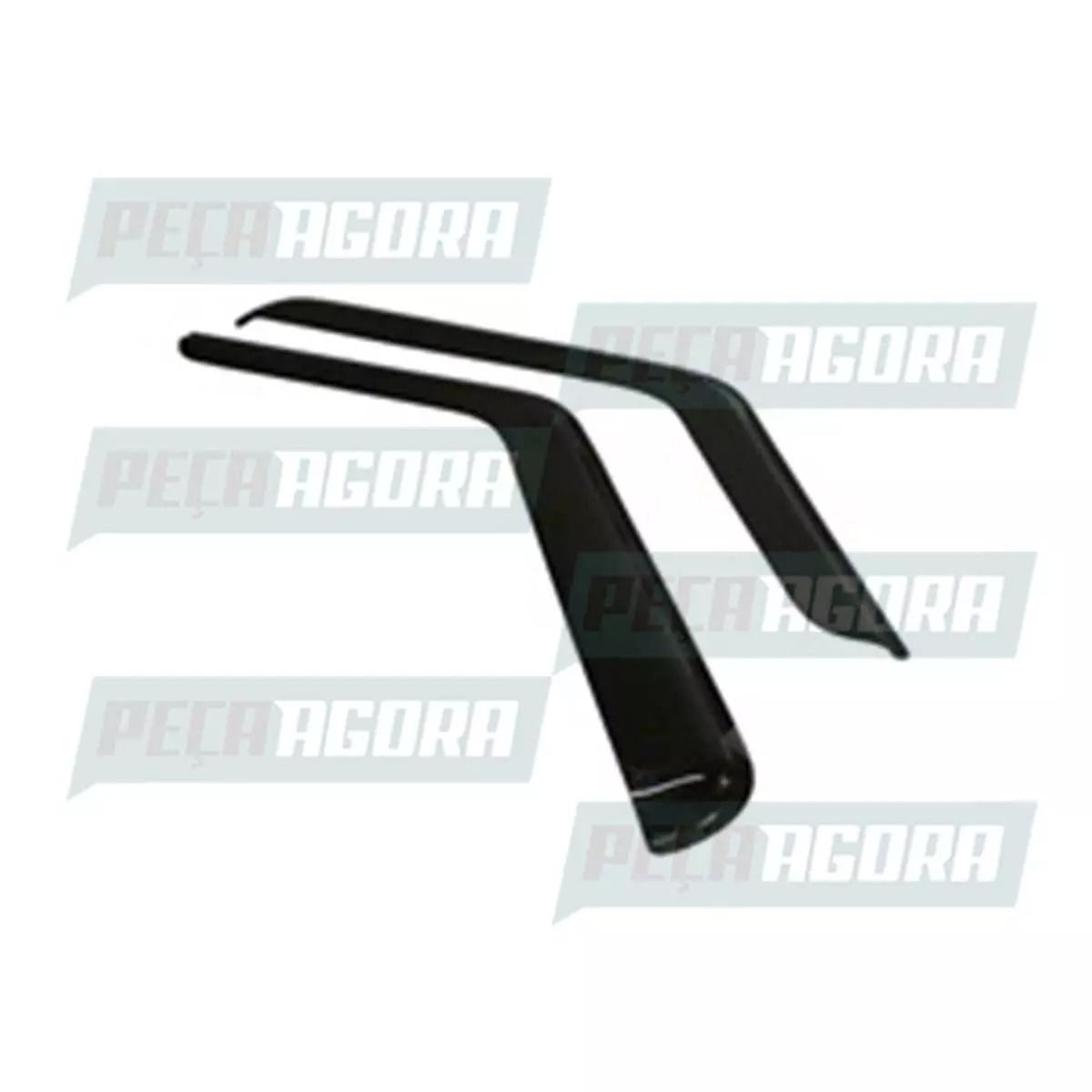 CALHA CHUVA ( JG )CURVA FUME ACRILICA PARA IVECO TECTOR TODOS  (ACI005)