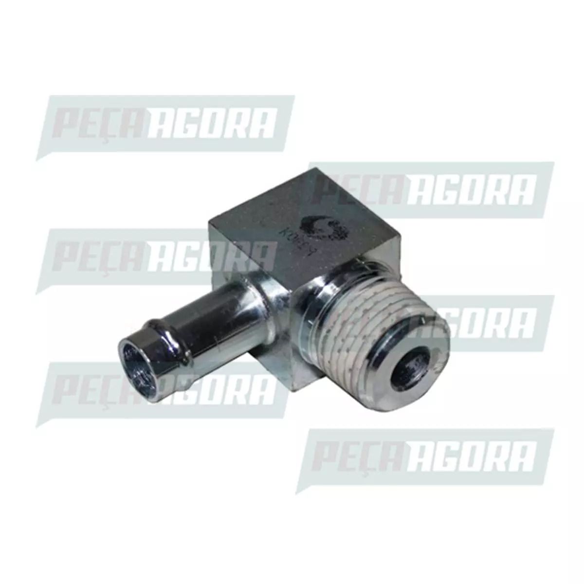 CONEXAO COTOVELO MANGUEIRA AGUA COMPRESSOR AR VW 12.170BT 13.170 13.190 14.170BT