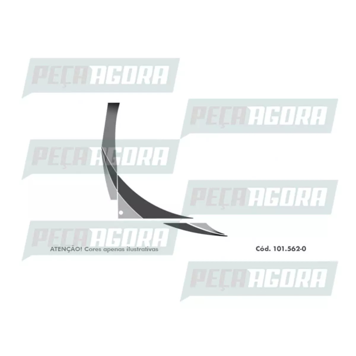 JOGO DE FAIXA COR PRATA CARGO2001 (1015620)